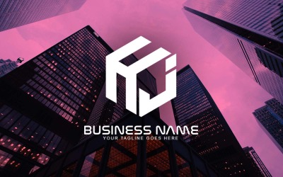 Professionelles HJ-Buchstaben-Logo-Design für Ihr Unternehmen - Markenidentität