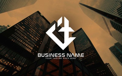 专业的 IT 字母标志设计为您的企业-品牌标识
