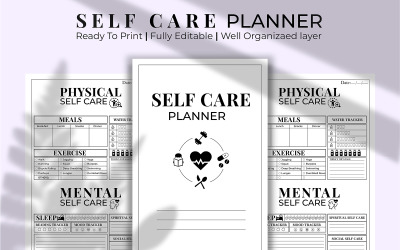 Self Care Planner Kdp Template