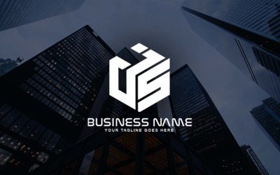 Design professionale del logo della lettera JS per il tuo business - Identità del marchio