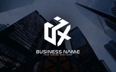 Design professionale del logo della lettera JX per il tuo business - Identità del marchio