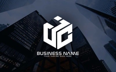 Diseño de logotipo de carta JC profesional para su negocio - Identidad de marca