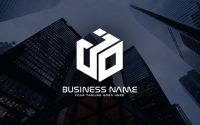 Профессиональный дизайн логотипа JO Letter для вашего бизнеса - фирменный стиль