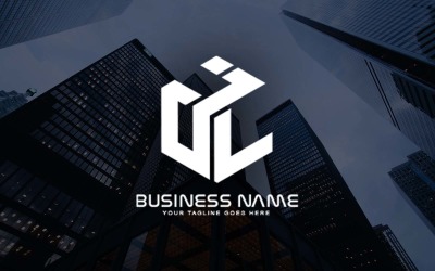 Professionell JL Letter-logotypdesign för ditt företag - varumärkesidentitet