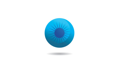Abstract Eye Logo Letter, vision eye symbol vector template design V5