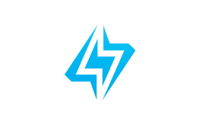 Energía logo icono plantilla vector diseño V2