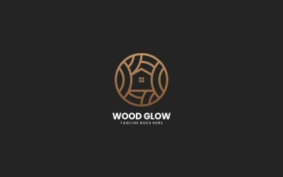 Knapp Wood Line Art Logotyp