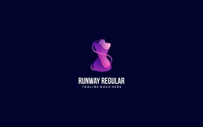 Mannequin-Farbverlauf-Logo-Stil