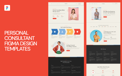 Personal Consultant Figma Design Templates