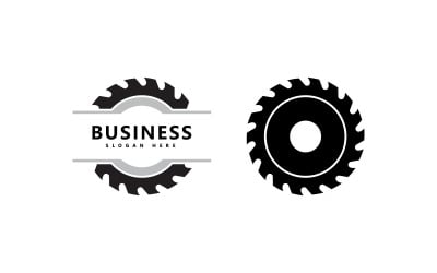 sawmill logo icon illustration vector design V2