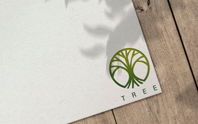 Tree Digial Logo Template