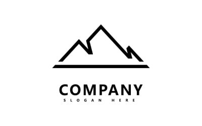 Mountain Logo icon vector Design Template V2