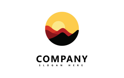 Mountain Logo icon vector Design Template V7