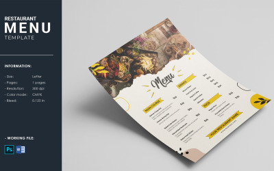Restaurant-Flyer | Speisekarte
