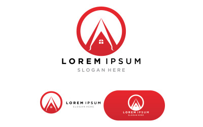 Real Estate Property and Construction Logo design version 1