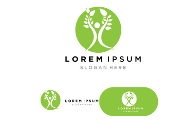 Santé Personnes Logo Vector illustration Modèle version 5