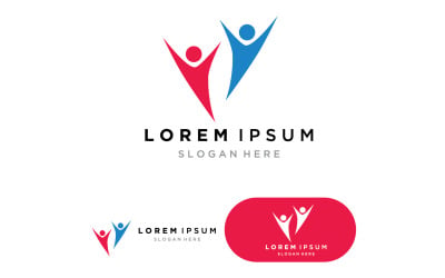 Logotipo del grupo Team Community, red y social 4