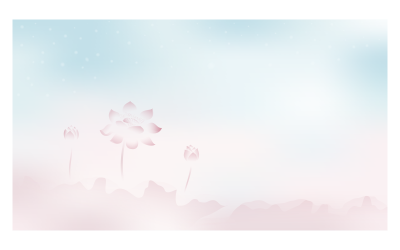 Background Image in Blue and Pink Color Scheme with Lotus