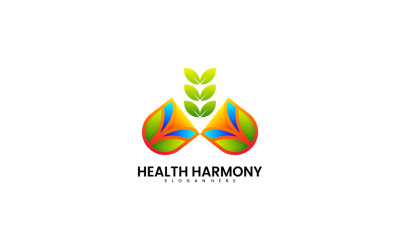 Logo coloré dégradé d&amp;#39;harmonie de santé