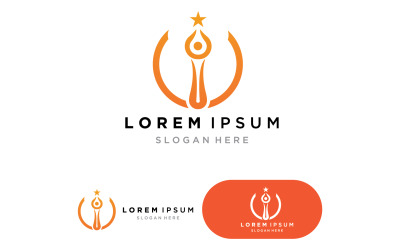 Logotipo del equipo de éxito de la estrella de la gente 2