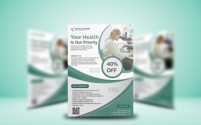 Medical Healthy Flyer Template