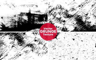Fondo de textura agrietada de estilo grunge y vector de superposición de grunge de película negra