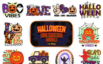 Lot de sublimation d&amp;#39;Halloween