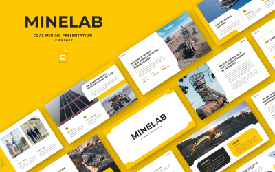 Minelab - 煤炭开采谷歌幻灯片模板