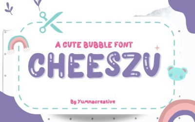 Cheeszu - Söt Bubble Font