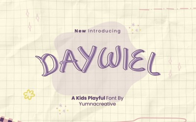 Daywiel - Çocuklar İçin Oynak Yazı Tipi