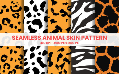 Seamless Animal Skin Pattern Background