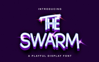 The Swarm – Játékos megjelenítő betűtípus