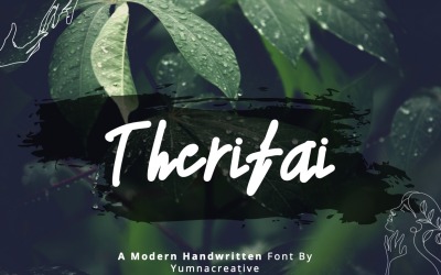 Therifai - Carattere scritto a mano moderno