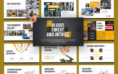 Armed Military PowerPoint Template