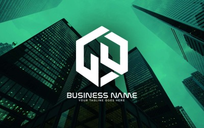Création de logo professionnel LV Letter pour votre entreprise - Identité de marque