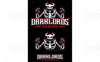 Darklords Gaming Mascot Vector Illustration