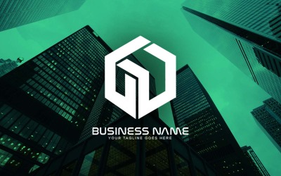 Profesjonalny projekt logo listu LU dla Twojej firmy - tożsamość marki