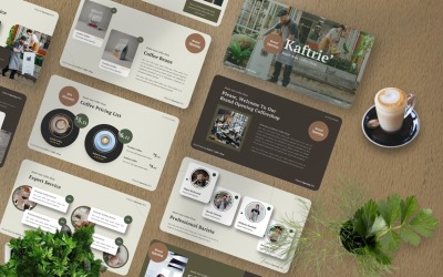 Šablona Kaftrie - Coffee Shop Powerpoint
