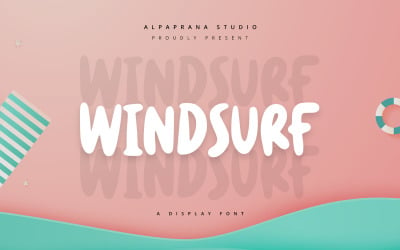 Windsurf - fonte de exibição divertida