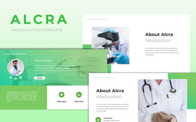Alcra Medical Шаблон PowerPoint
