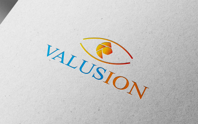 Modèle de conception de logo - Vision future