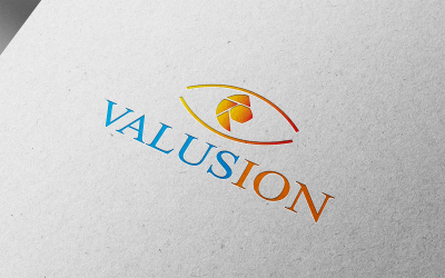 Шаблон дизайна логотипа - видение будущего