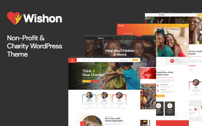 Wishon - Tema de WordPress para organizaciones benéficas y sin fines de lucro