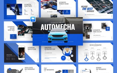 AutoMecha Automotive Keynote Template