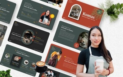 Komas - Coffee Shop Powerpoint Template