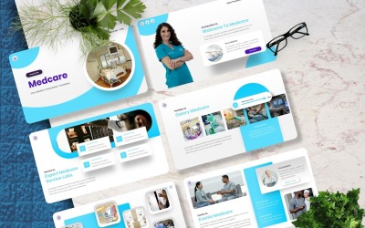 Medcare — wirusowy medyczny szablon Powerpoint