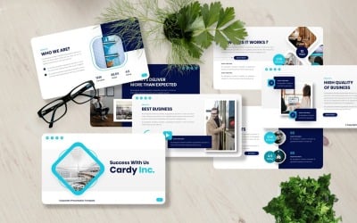 Cardy - Corporate Googleslide-mallar