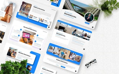 Dominico - Pitch Deck Modèle Powerpoint