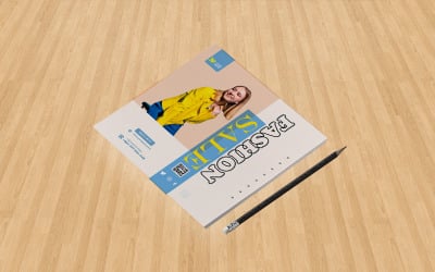 Flyer-Vorlage für den Modeverkauf - eine andere