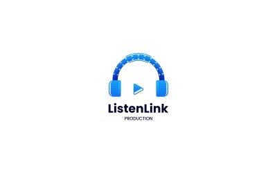 Logo-Vorlage für Linksverlauf anhören